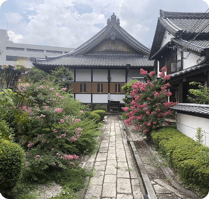 大津 西方寺の外観