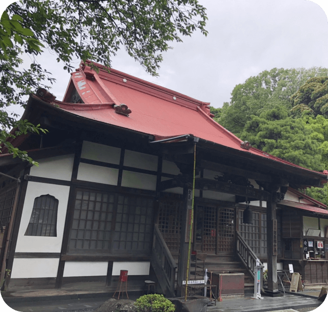 田谷 定泉寺の外観